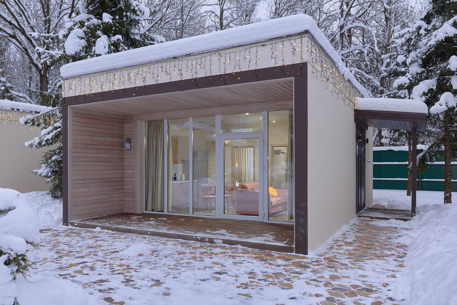 Коттедж ваби-саби 2-х комнатный</br>