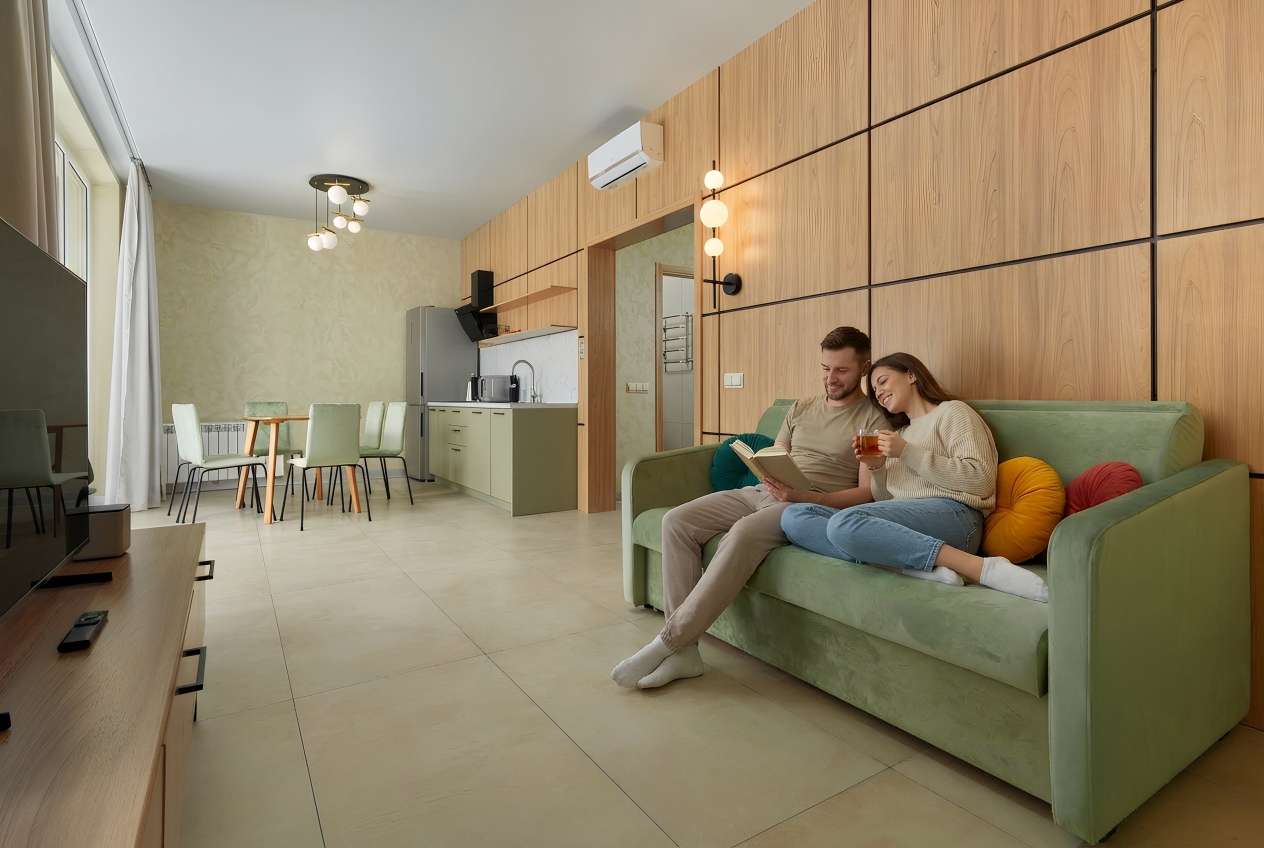 Коттедж ваби-саби 3-х комнатный </br>