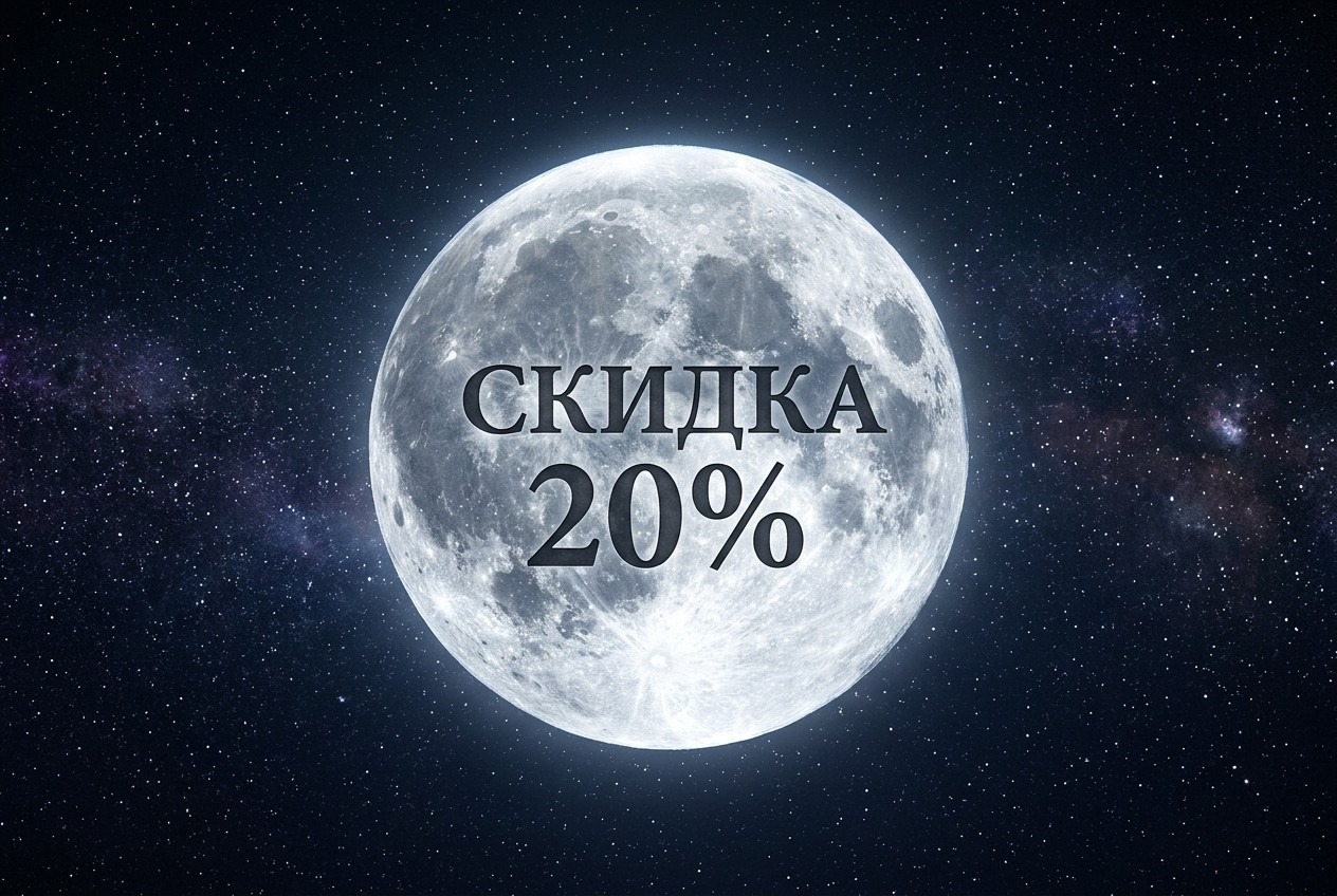Открытие лунного портала - скидка 20% по промо коду ЛУНА